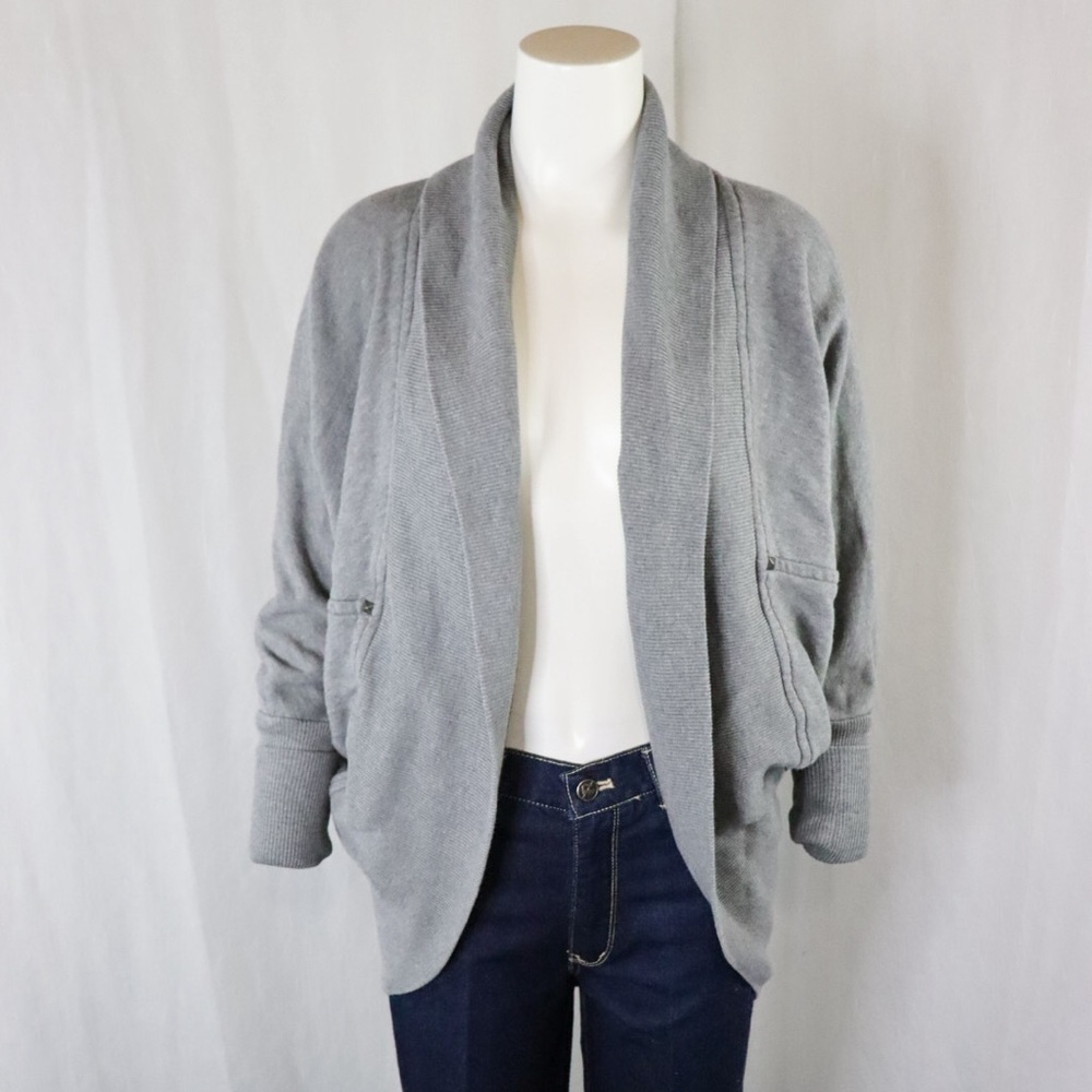 ARITZIA WILFRED Diderot Sweater Cardigan Grey